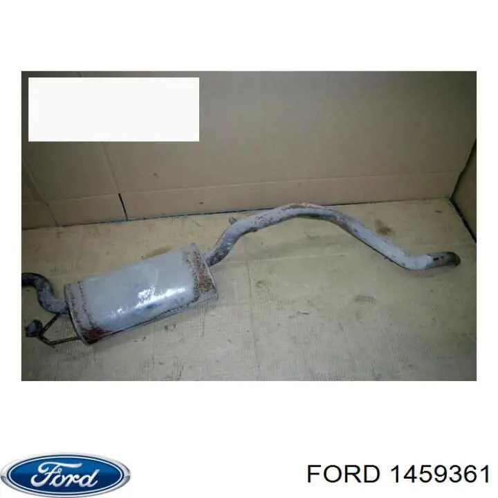 1459361 Ford silenciador central/posterior