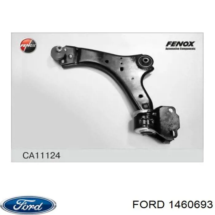 1460693 Ford barra oscilante, suspensión de ruedas delantera, inferior izquierda