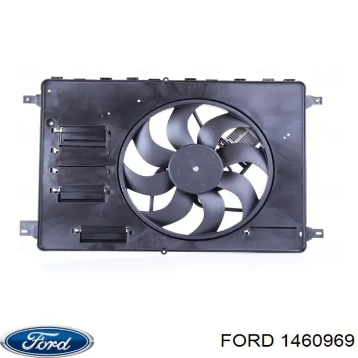 Ventilador (rodete +motor) refrigeración del motor con electromotor completo para Ford Mondeo (CA2)
