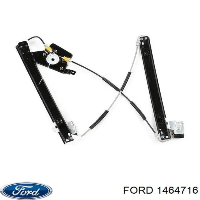 1464716 Ford mecanismo de elevalunas, puerta trasera derecha