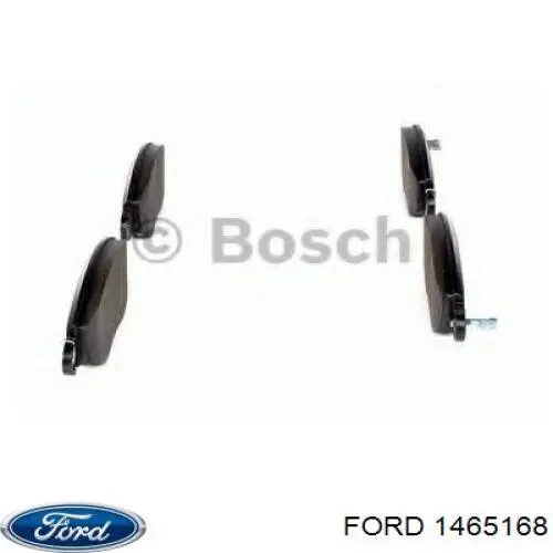 Pastillas de freno delanteras Ford 1465168