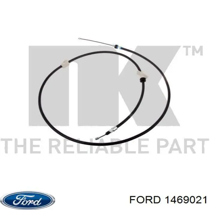 1469021 Ford cable de freno de mano trasero derecho