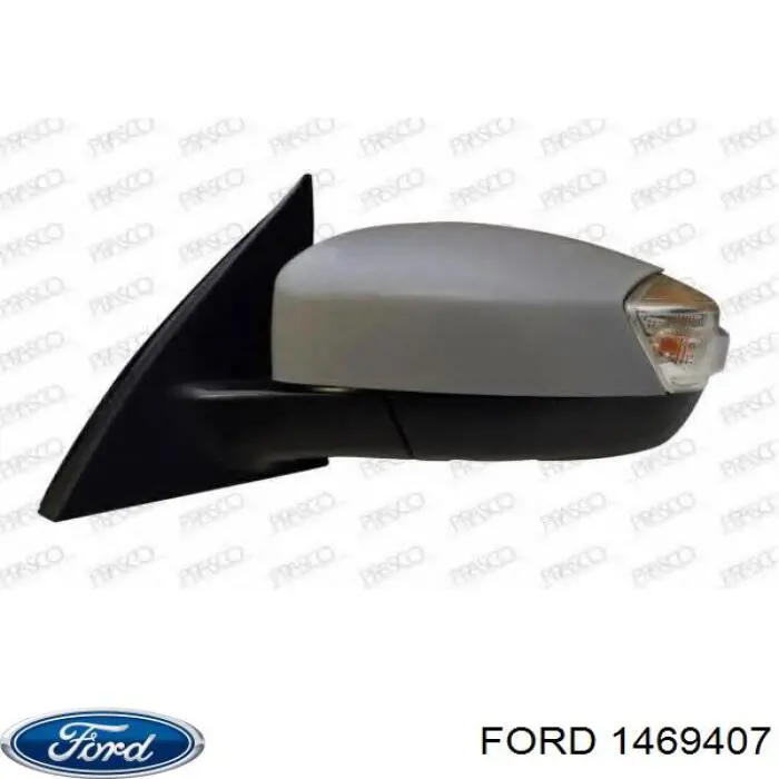 1453309 Ford espejo retrovisor izquierdo