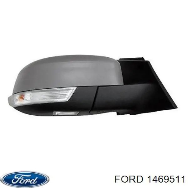 1469511 Ford cristal de espejo retrovisor exterior izquierdo