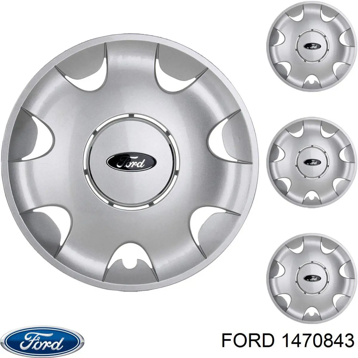 Tuercas de rueda 1470843 Ford