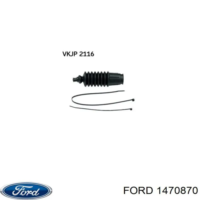 1470870 Ford bota de direccion derecha (cremallera)