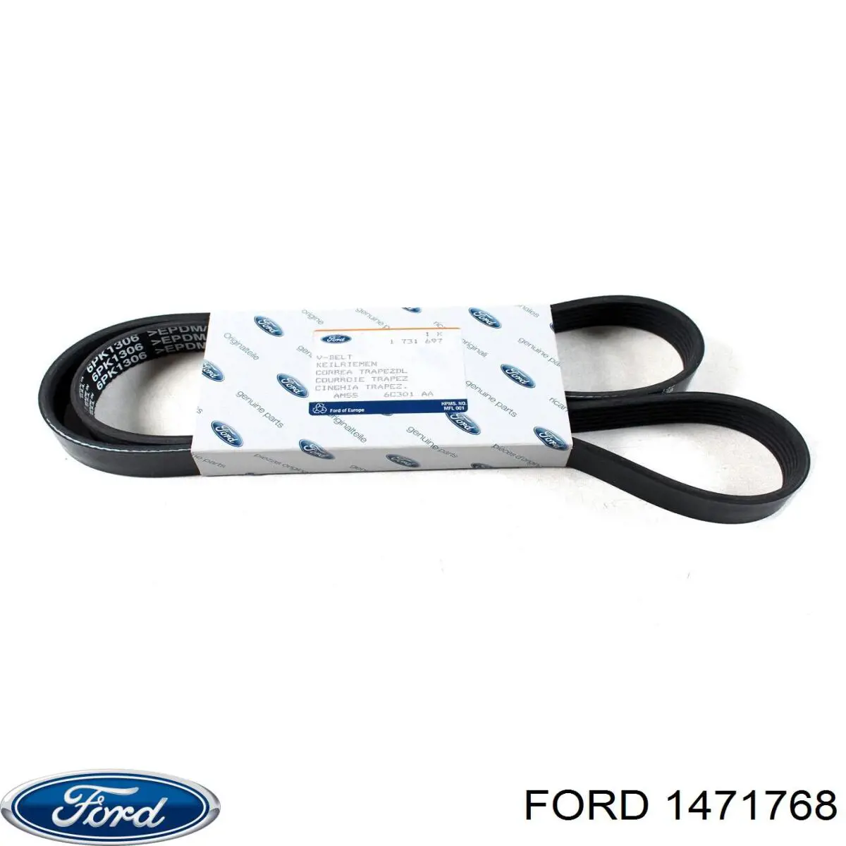 Correa de alternador 1471768 Ford