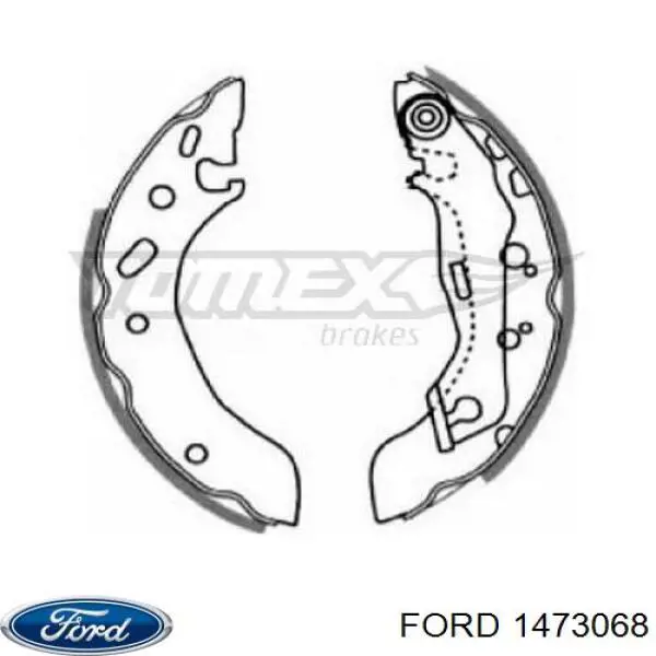 Zapatas de freno 1473068 Ford