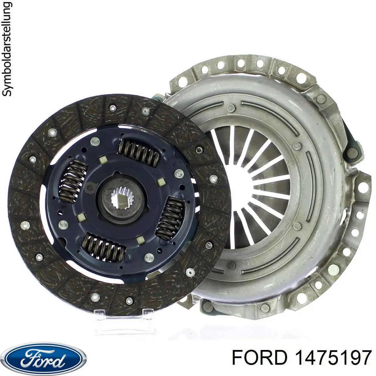 Plato de presión del embrague para Ford Sierra (GBC)
