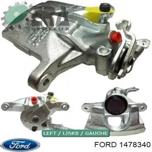 Pinza de freno trasera derecha Ford 1478340 precio, desde 6,66 EUR