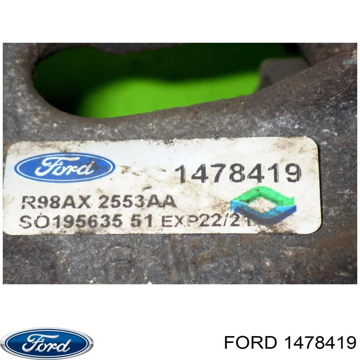 Pinza de freno trasera izquierda 1478419 Ford