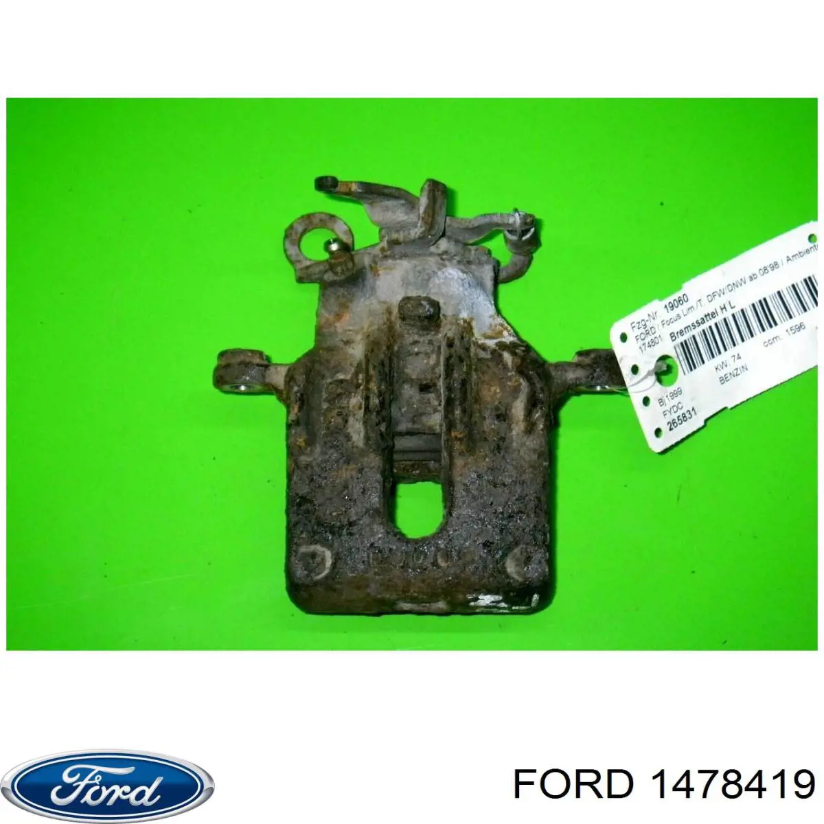 Pinza de freno trasera izquierda Ford 1478419