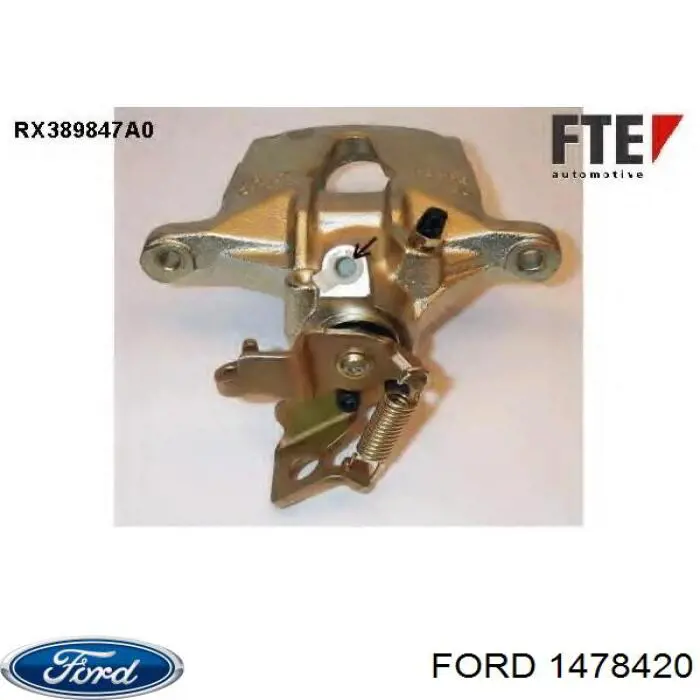Pinza de freno trasera izquierda Ford 1478420 precio, desde 6,66 EUR
