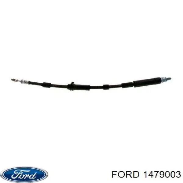 1256255 Ford tubo flexible de frenos delantero izquierdo