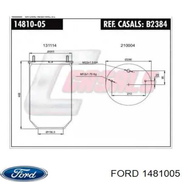 Comprar 1481005 Ford Faro antiniebla derecho