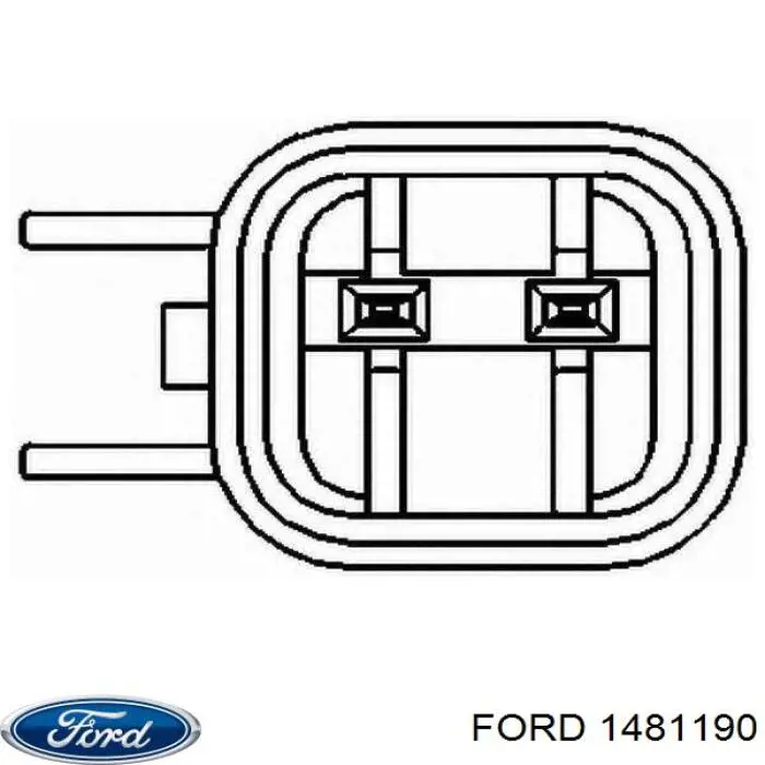Sensor ABS trasero Ford 1481190