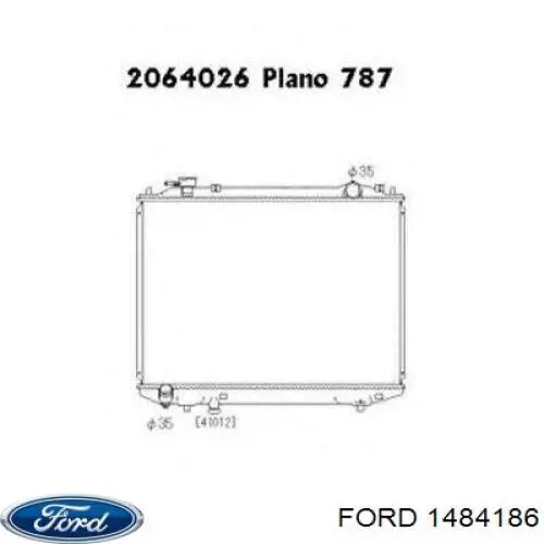 Água radiador Ford 1484186 precio, desde 183,73 EUR