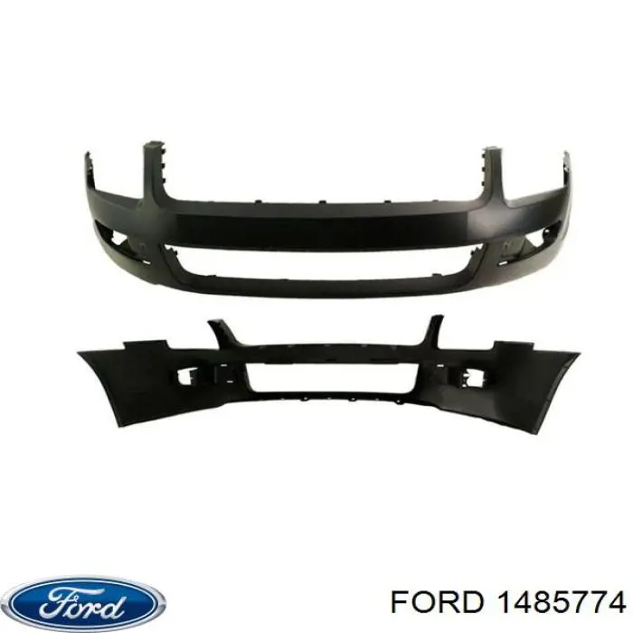 1485774 Ford parachoques delantero, parte central