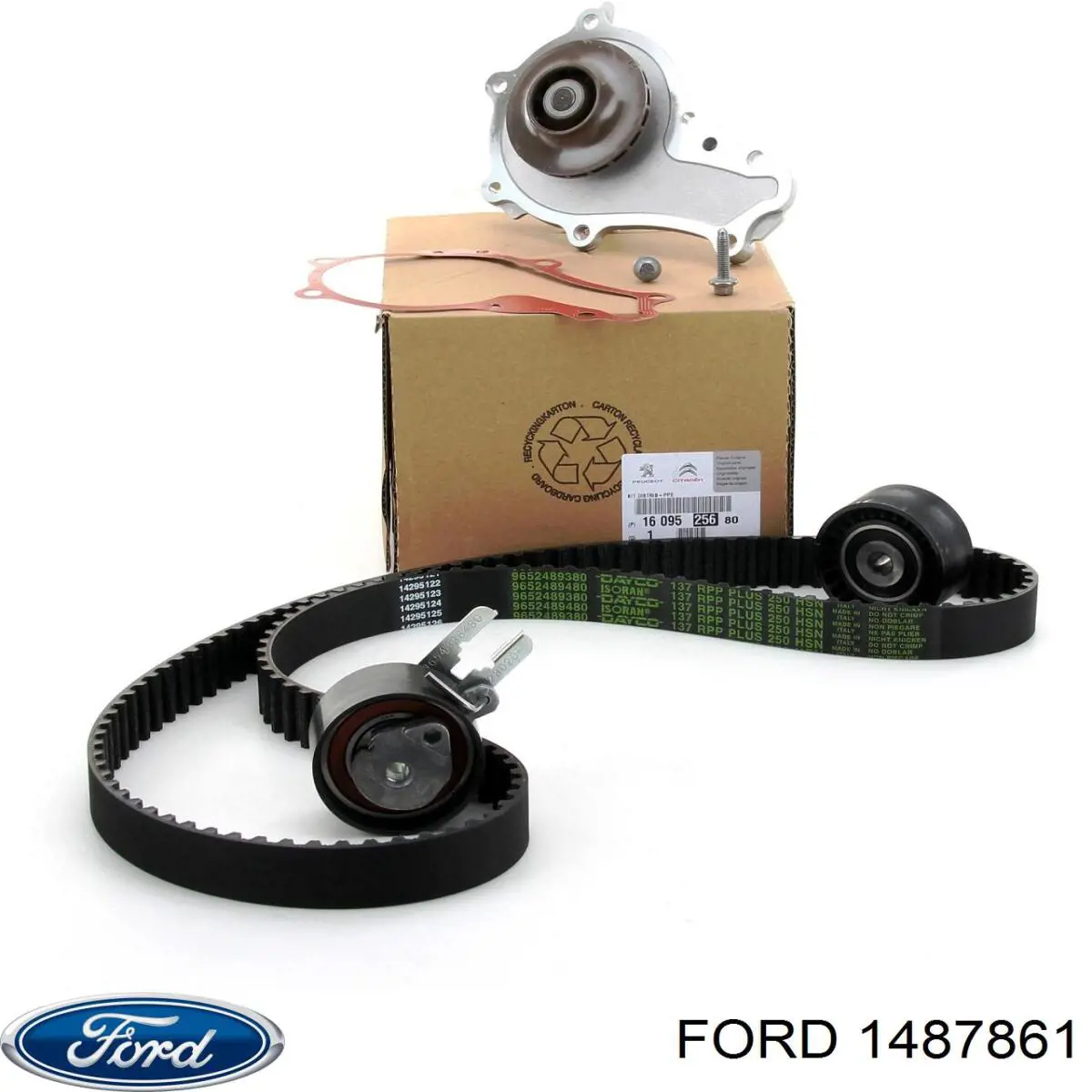 Perno de la polea del cigüeñal Ford 1487861