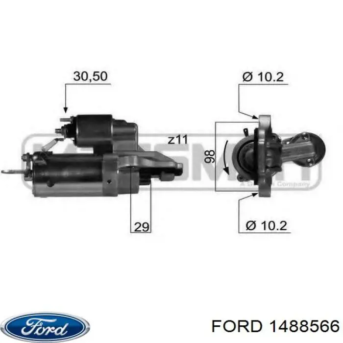 5S6YAA Ford motor de arranque