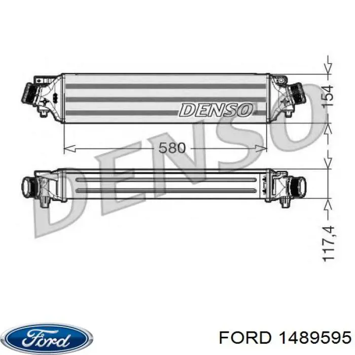 1489595 Ford clips de fijación de pasaruedas de aleta delantera