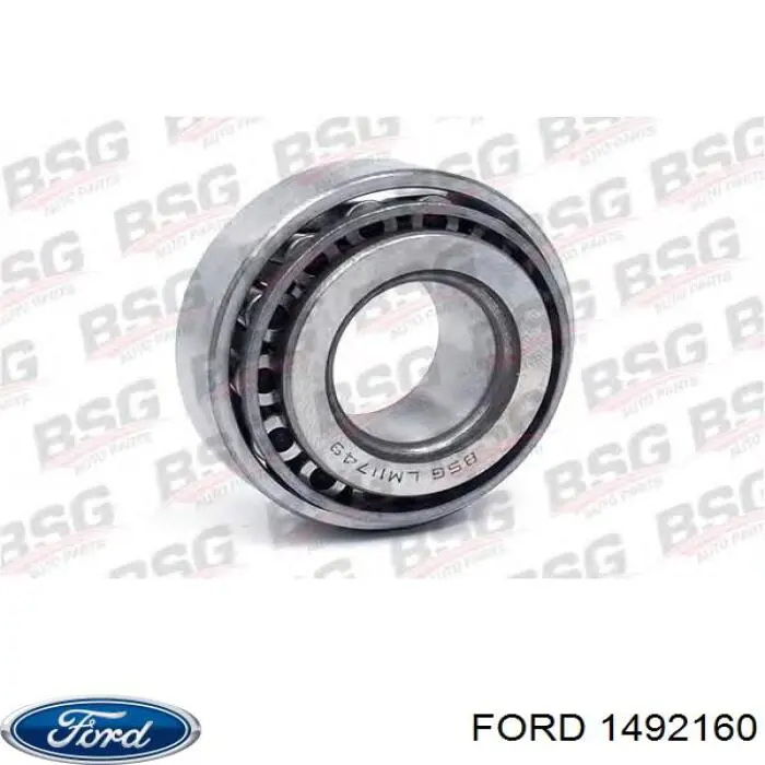 1492160 Ford cojinete de rueda trasero exterior