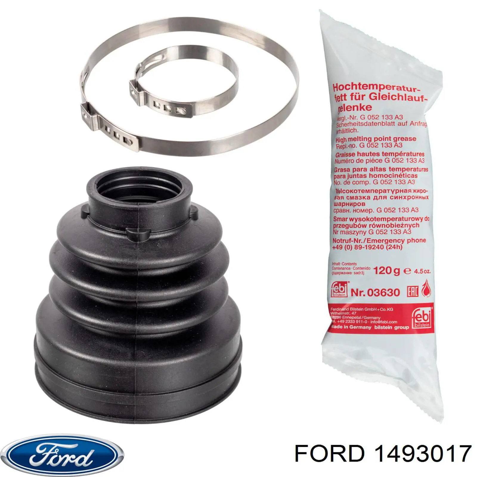 Fuelle, árbol de transmisión delantero interior derecho para Ford Focus (DA)