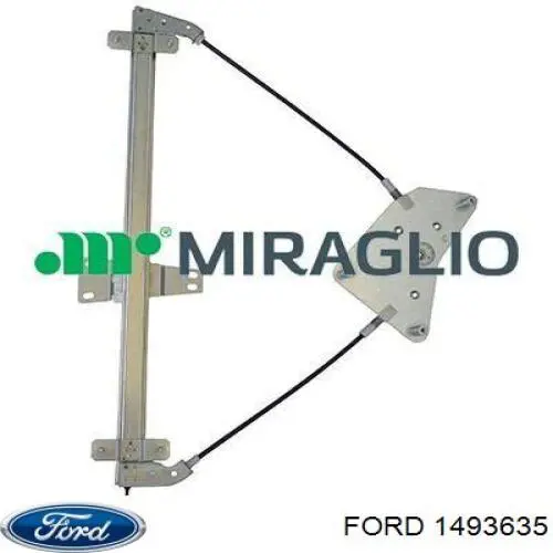 Mecanismo de elevalunas delantero derecha Ford 1493635 precio, desde 62,56 EUR