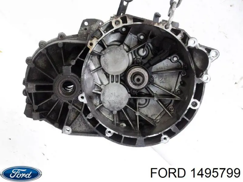 8M5R7002FD Ford caja de cambios mecánica, completa