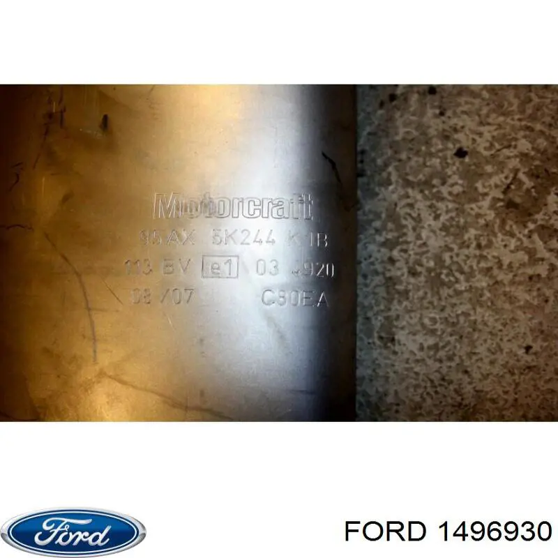 1495901 Ford silenciador posterior