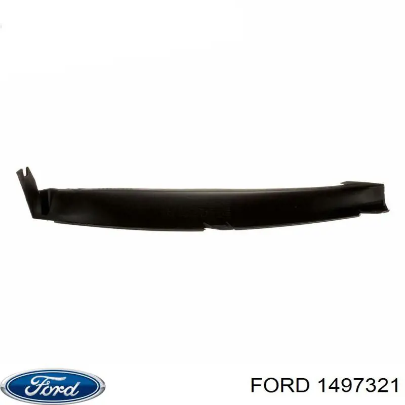 Cubierta, parachoques delantero, derecha para Ford Focus (CA5)