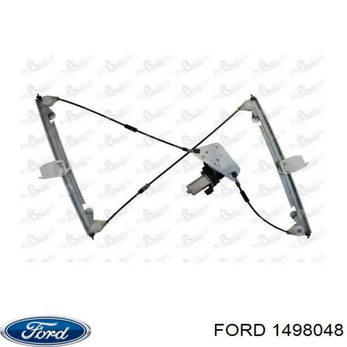 1498048 Ford mecanismo de elevalunas, puerta trasera izquierda