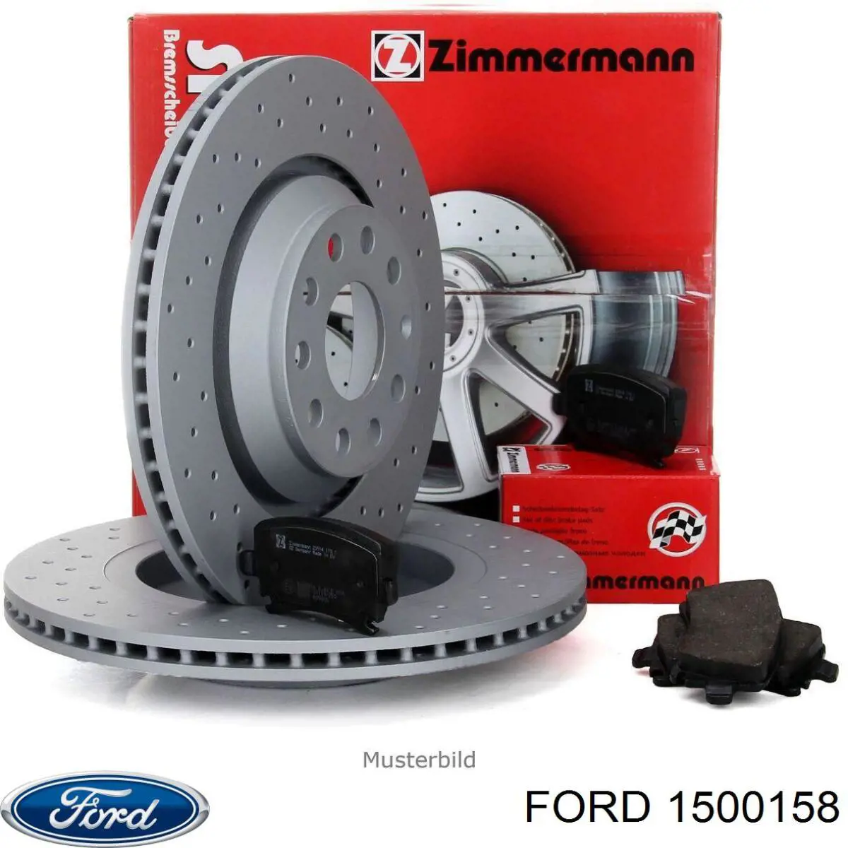 Disco de freno delantero Ford 1500158