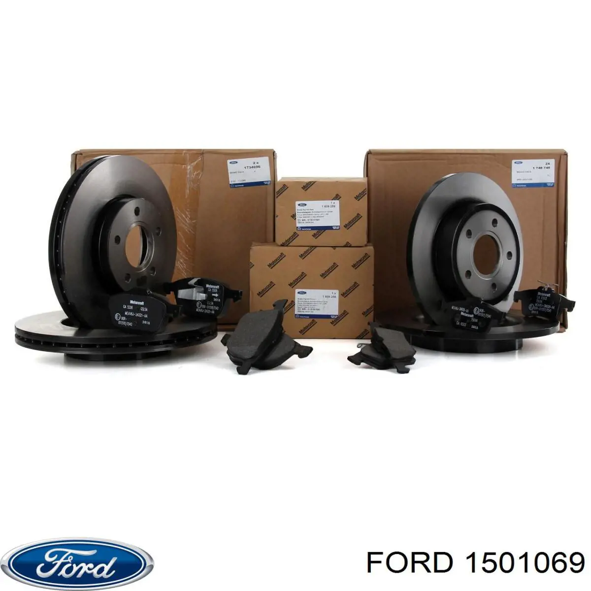 1501069 Ford freno de disco delantero