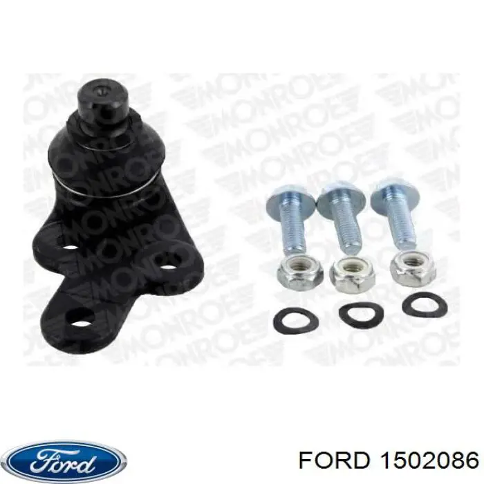 1502086 Ford barra oscilante, suspensión de ruedas delantera, inferior derecha