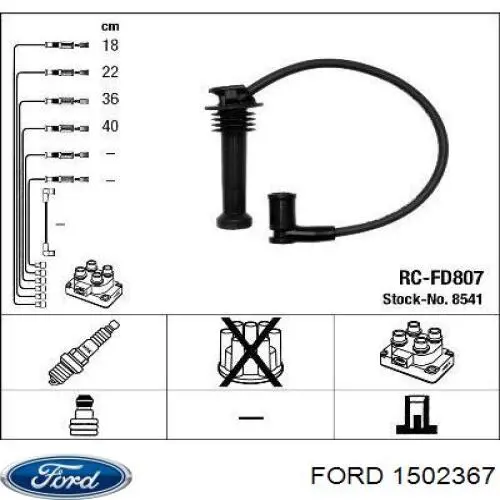 Comprar 1502367 Ford Cable de bujía