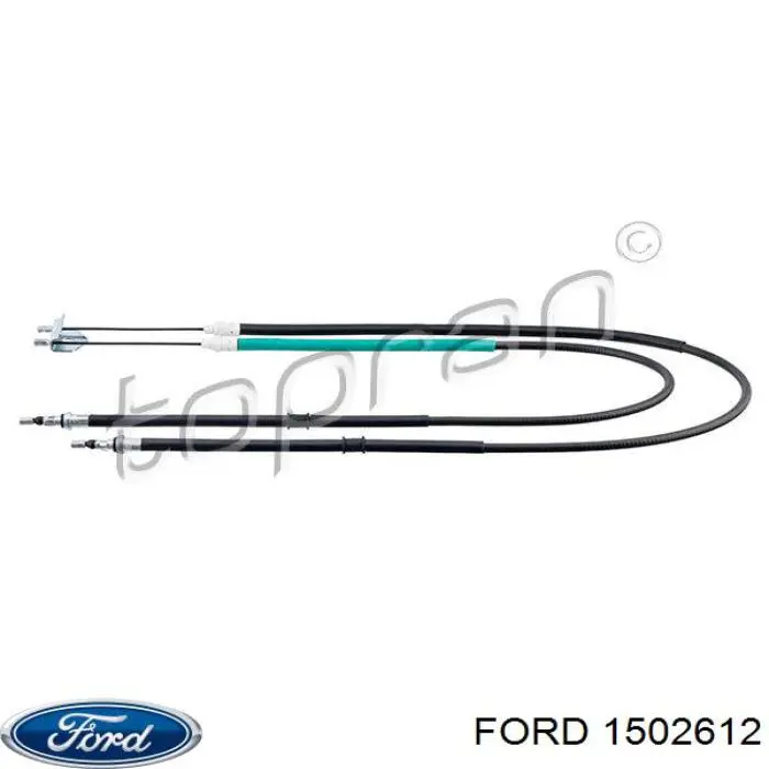 Cable de freno de mano trasero derecho/izquierdo Ford 1502612 precio, desde 20,54 EUR