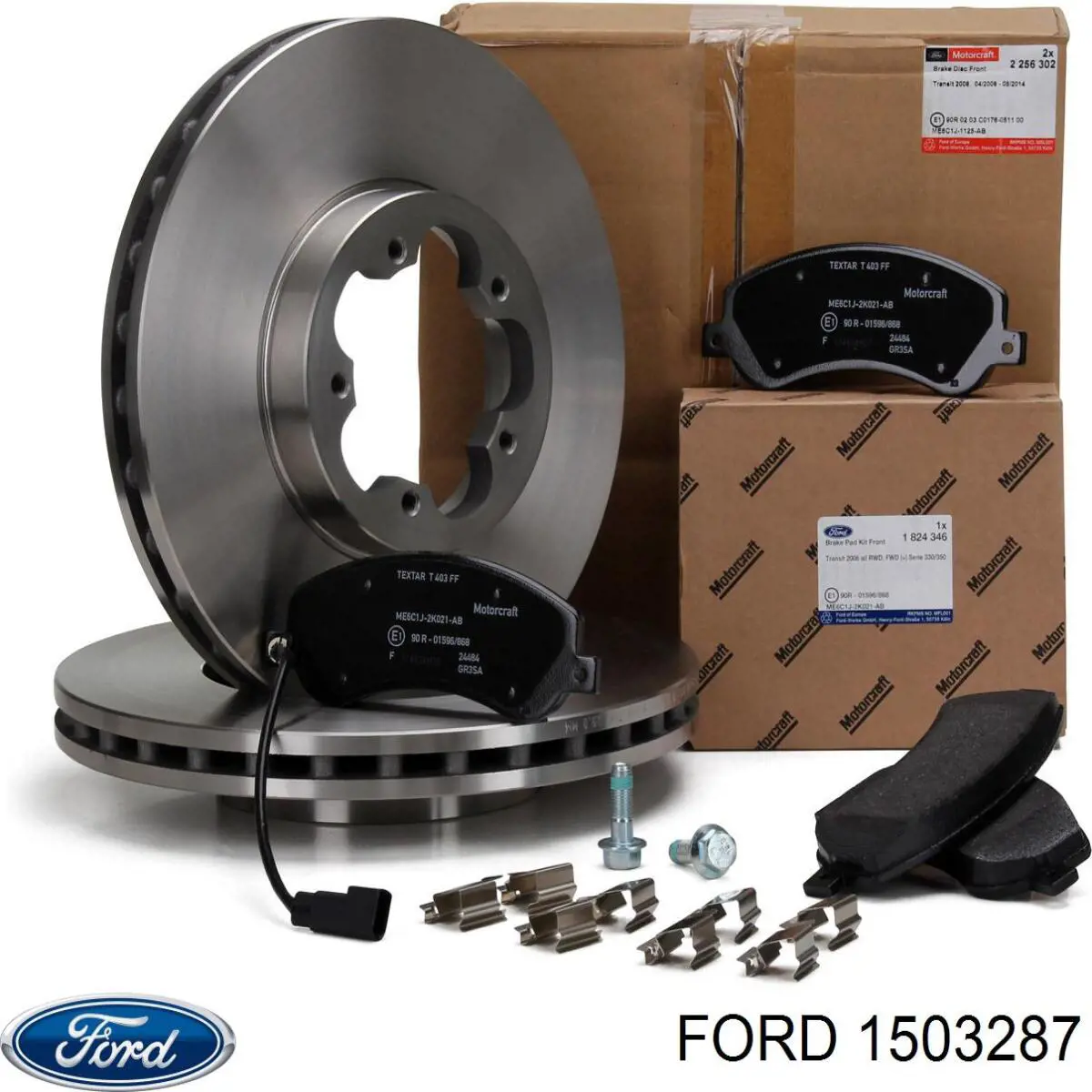 Freno de disco delantero Ford Transit 6 V347/8