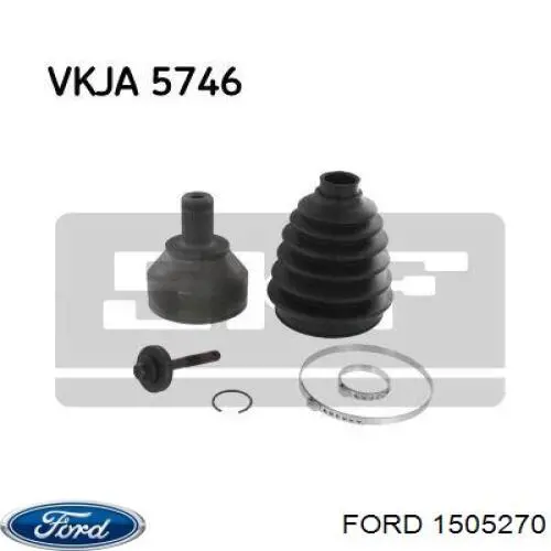 1505270 Ford Semieje delantero izquierdo