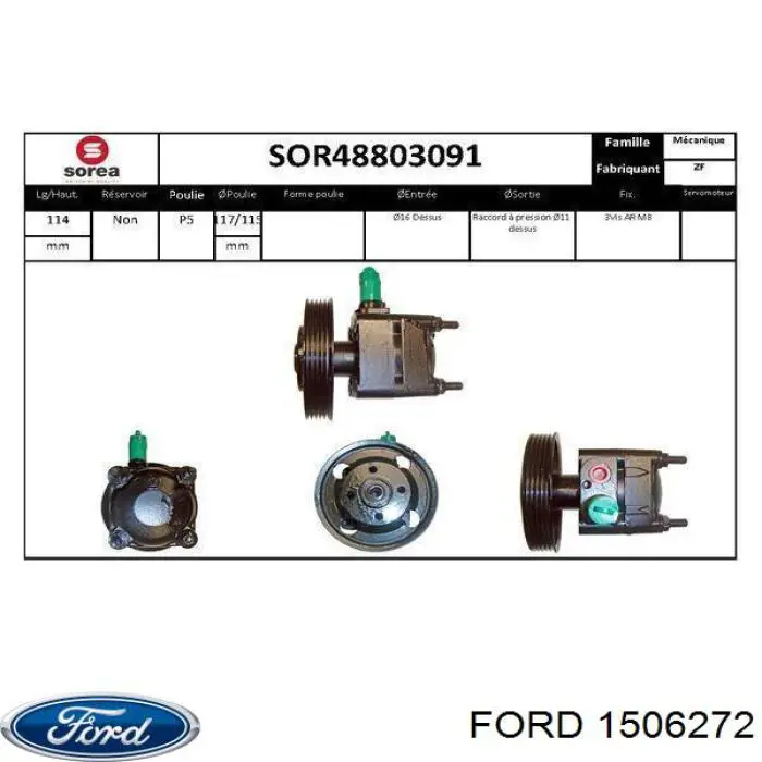 Comprar 1506272 Ford Bomba servodireccion
