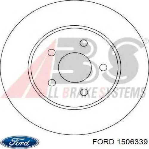 Disco de freno trasero Ford 1506339 precio, desde 27,33 EUR