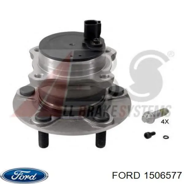 1506577 Ford cubo de rueda trasero