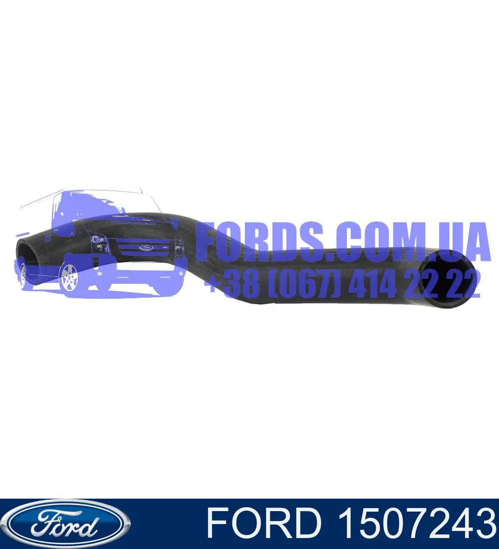 1507243 Ford tubo flexible de aire de sobrealimentación derecho