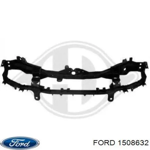 Soporte de radiador completo (panel de montaje para foco) Ford C-Max 