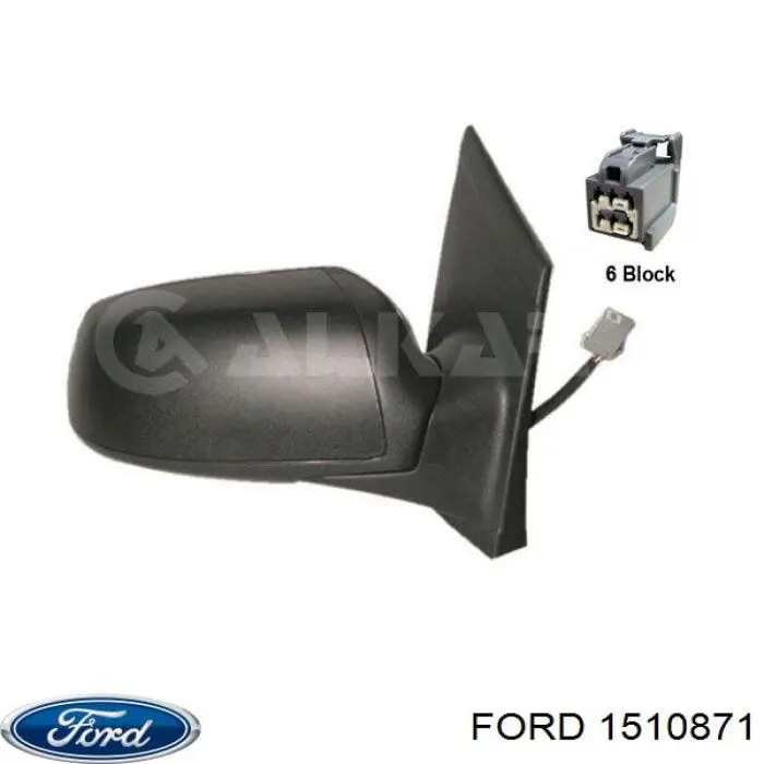 Espejo retrovisor derecho Ford 1510871 precio, desde 53,72 EUR