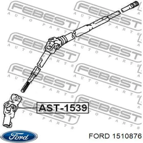 1386799 Ford columna de dirección