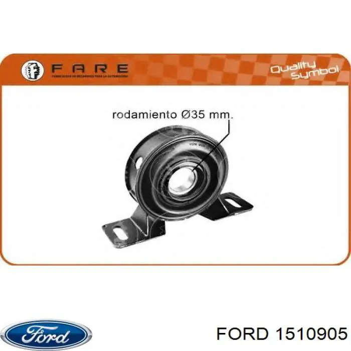 Rodamiento central del eje de transmisión Ford 1510905 precio, desde 28,51 EUR