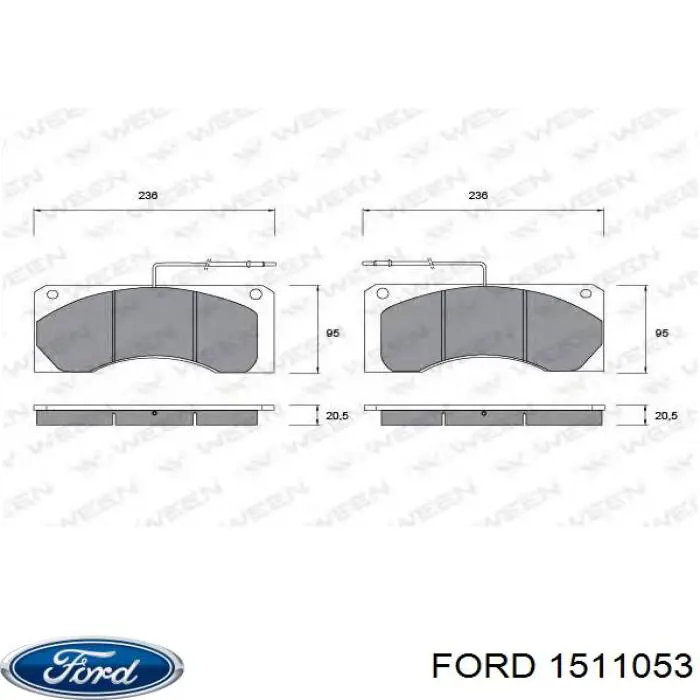 1501727 Ford guardabarros interior, aleta delantera, izquierdo