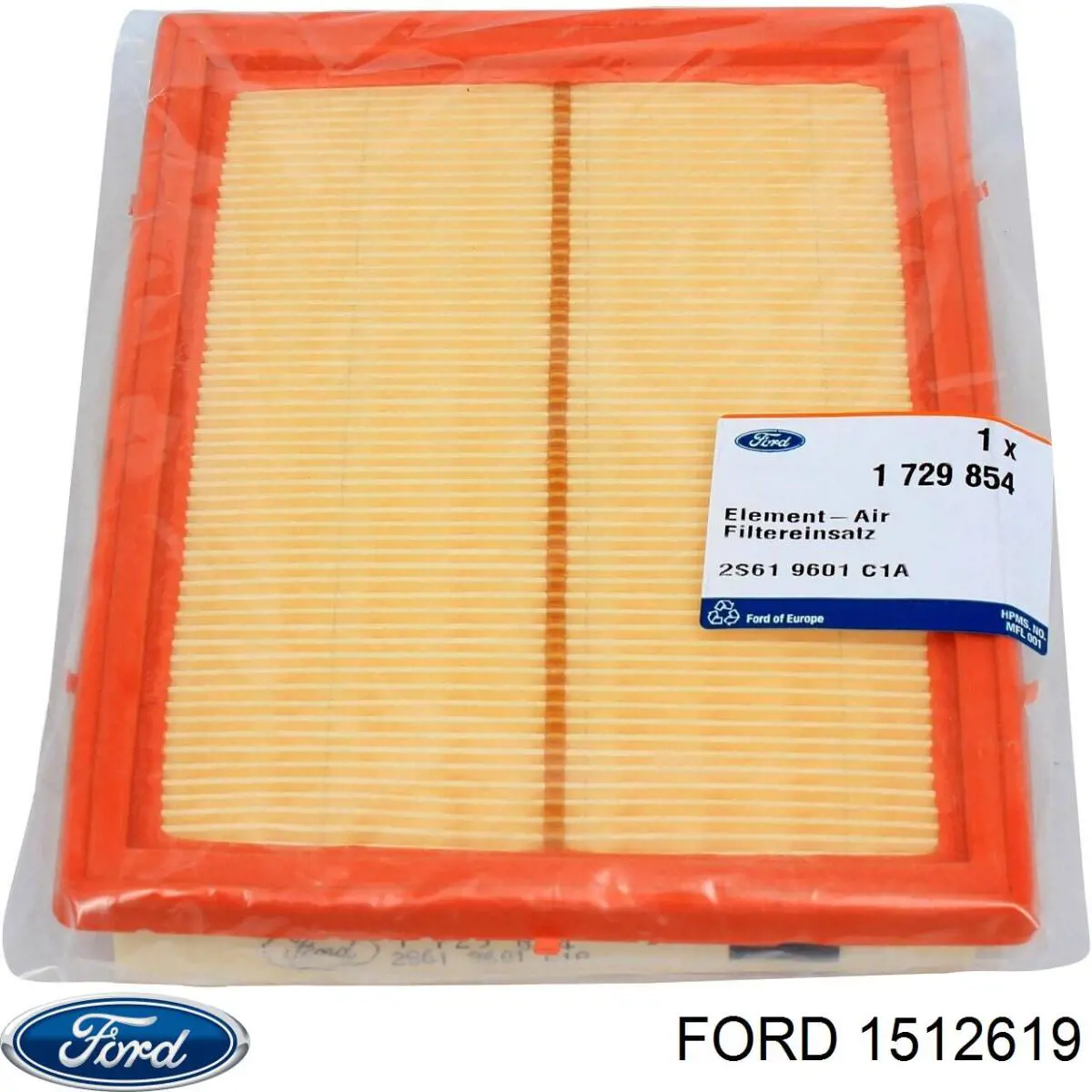 1512619 Ford silenciador posterior