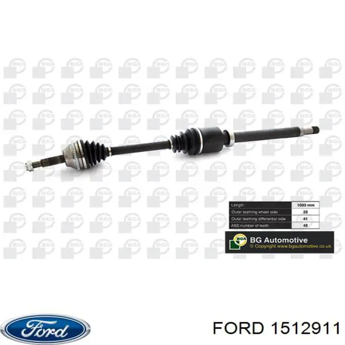 Comprar 1512911 Ford Semieje delantero derecho
